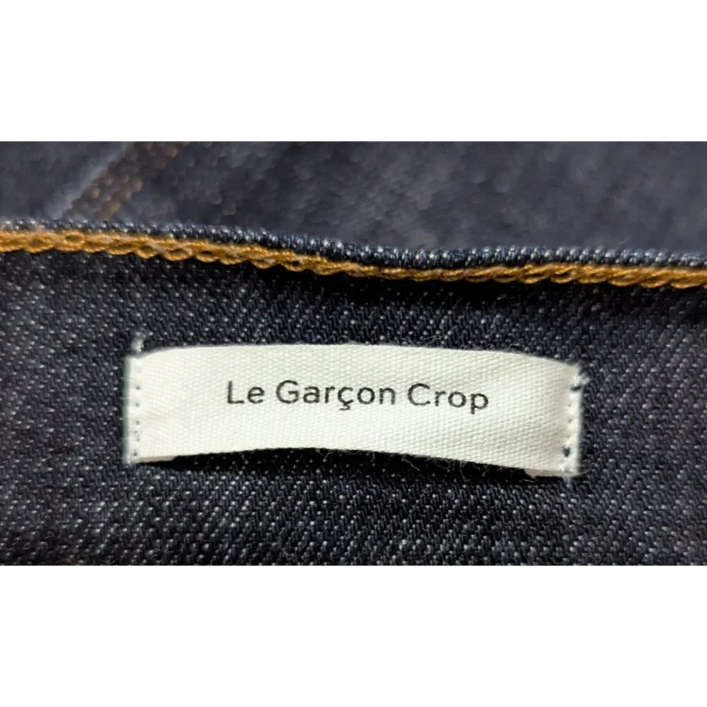 Frame Denim Dark Blue Distressed Ankle Jeans - Picture 7 of 8